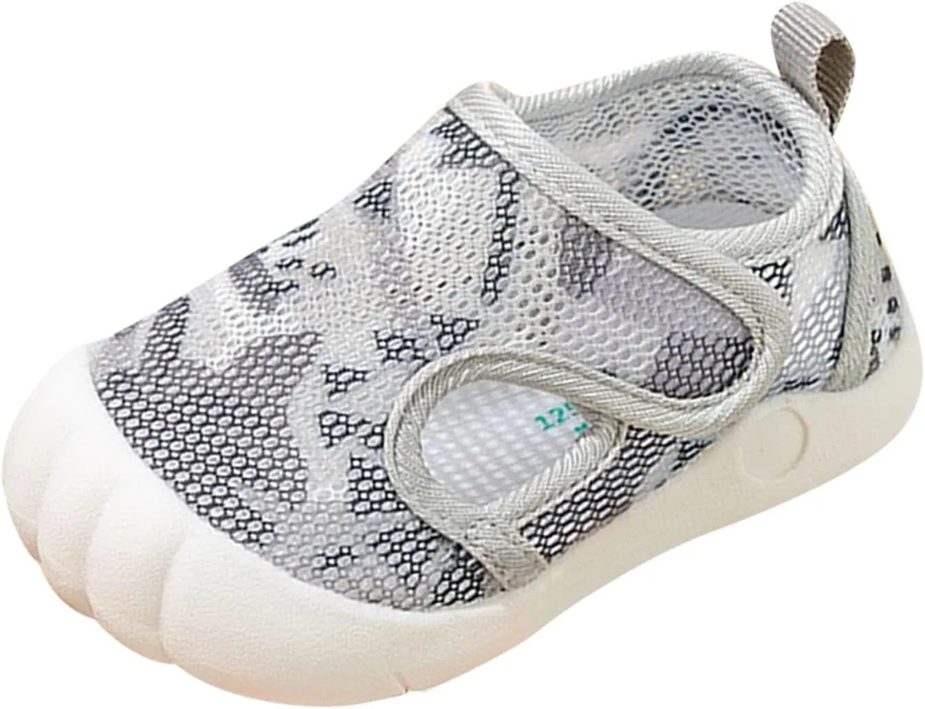 Toddler Walking Shoes Quick Dry Non-Slip Soft Sole Sneakers Summer Closed Toe Lightweight Breathable First Walking Shoes