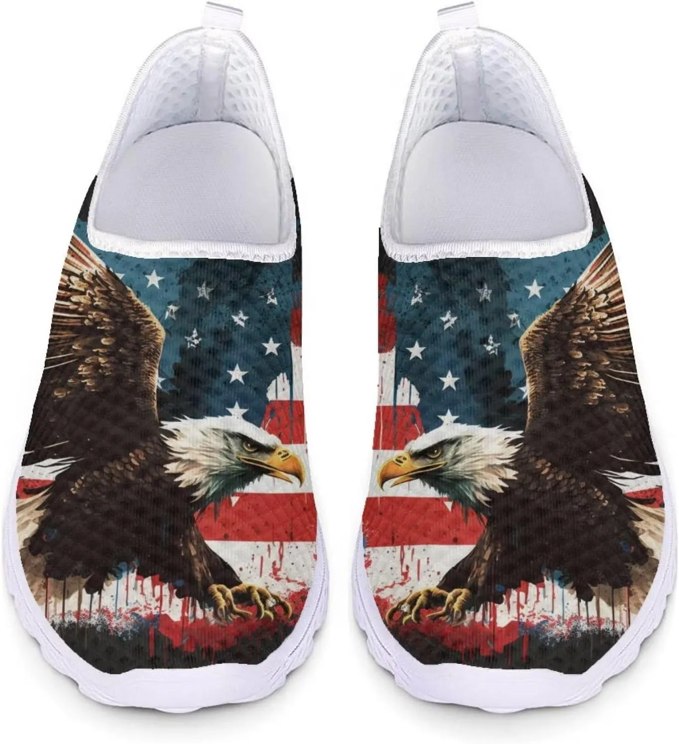 Uourmeti WomenS Running Shoes Gym Walking Workout Sneakers Slip Ons Size 5.5-11.5