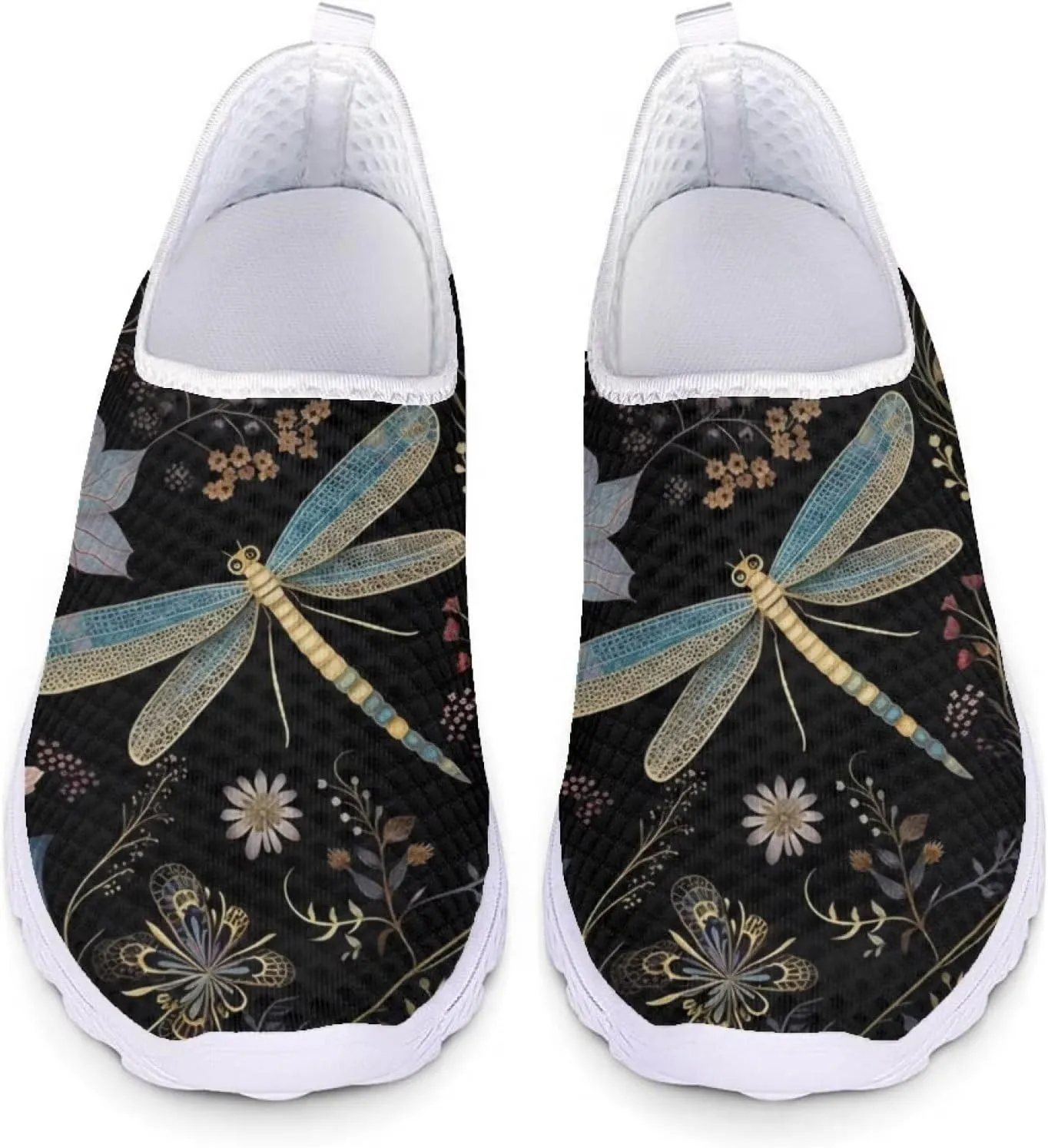 Uourmeti WomenS Running Shoes Gym Walking Workout Sneakers Slip Ons Size 5.5-11.5