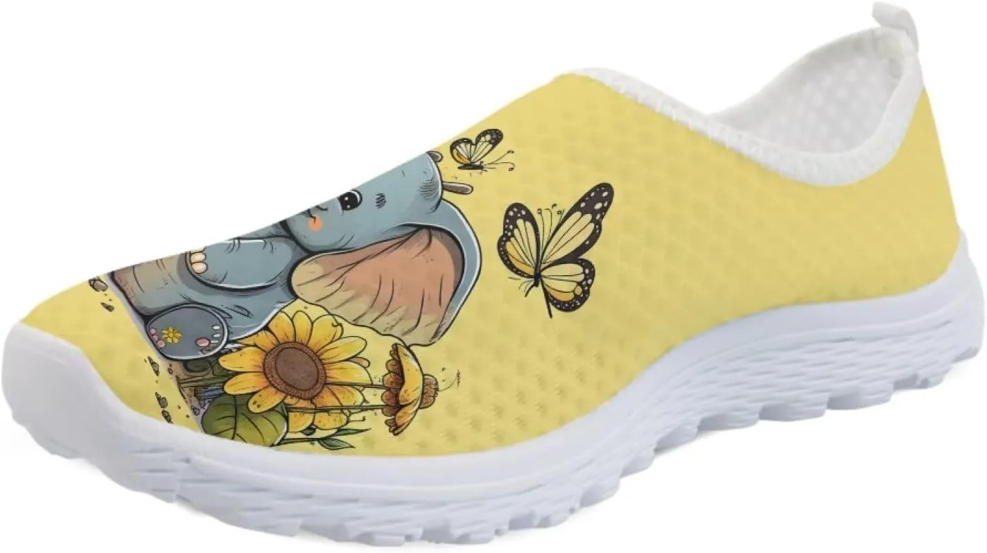 Uourmeti WomenS Running Shoes Gym Walking Workout Sneakers Slip Ons Size 5.5-11.5