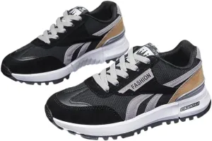 Women's Colorblock Casual Sneakers, Slip On Round Toe Low-top Wear-Resistant Non-Slip Shoes, Versatile Outdoor Shoes