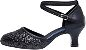 Womens Latin Dance Shoes Comfortable Closed Toe Ballroom Tango Performence Party Dancing Shoes High Heel Sandals