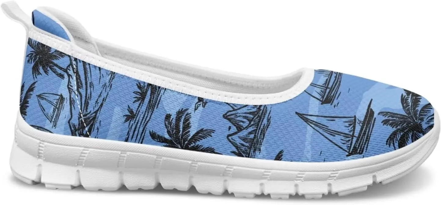 Womens Lightweight Slip On Walking Shoes Fashion Casual Loafers Comfortable Versatile Nursing Shoe for Workout Party Size 6-11 White Sole