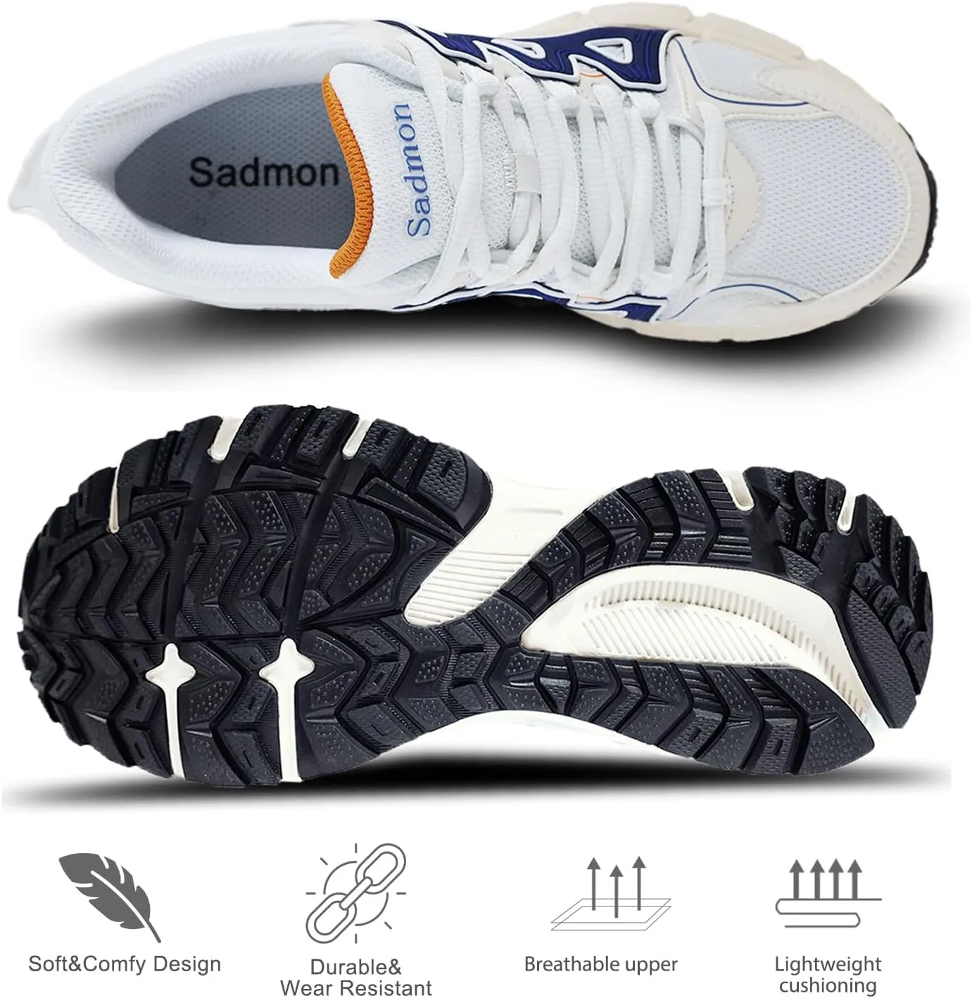 Women's Non-Slip Trail Running Shoes Support Sneakers Tennis Shoes Casual Walking Sneakers