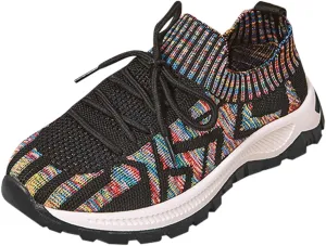 Womens Running Shoes Slip-on Walking Tennis Sneakers Lightweight Breathable Casual Soft Sole Mesh Workout Sports Shoes