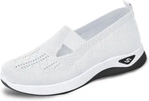 Women's Sandals Orthopedic Arch Support Sandals Memory Foam Sandals Mesh Breathable Soft Sneakers Slip on Walking Shoes