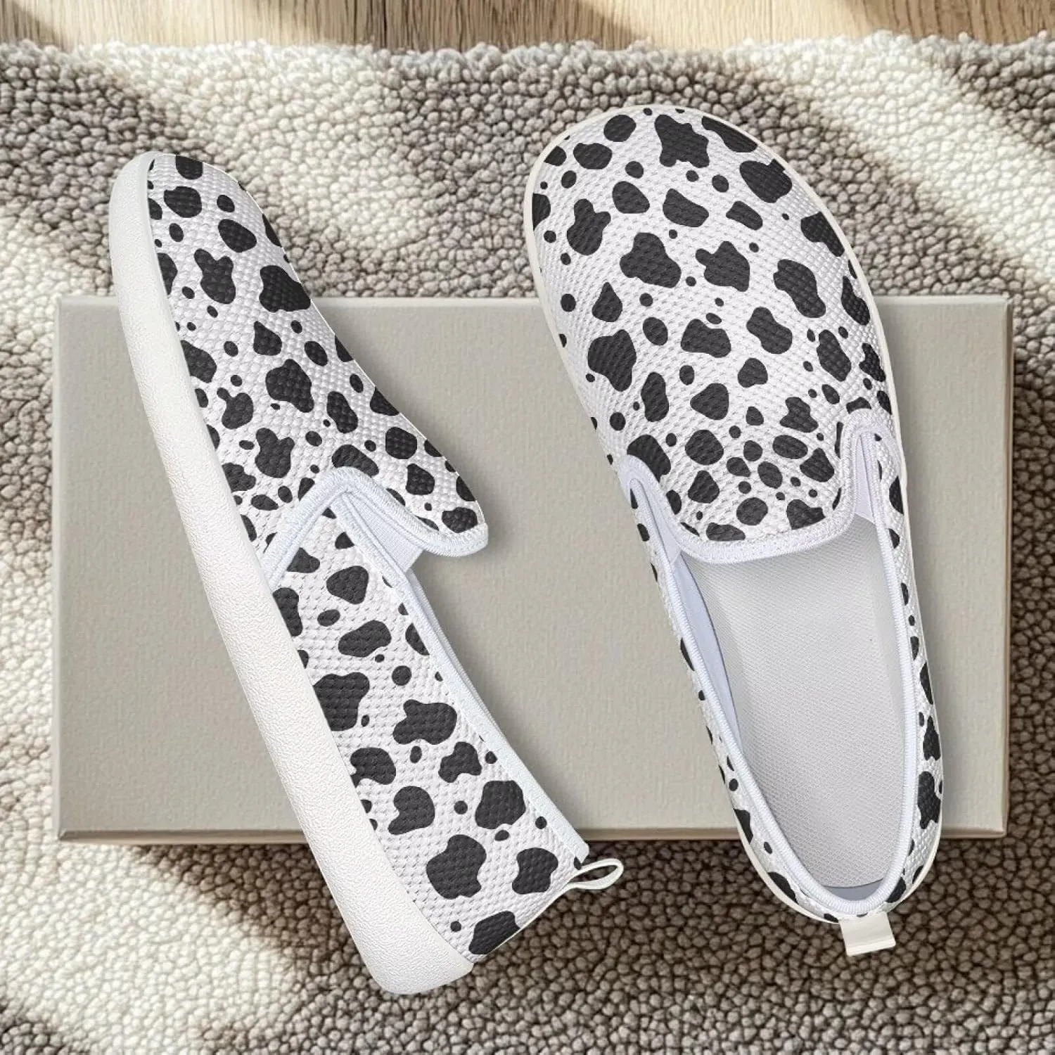 Women's Shoes Flats Casual Walking Shoes Women Slip On Sneakers Ladies Colorful Shoes