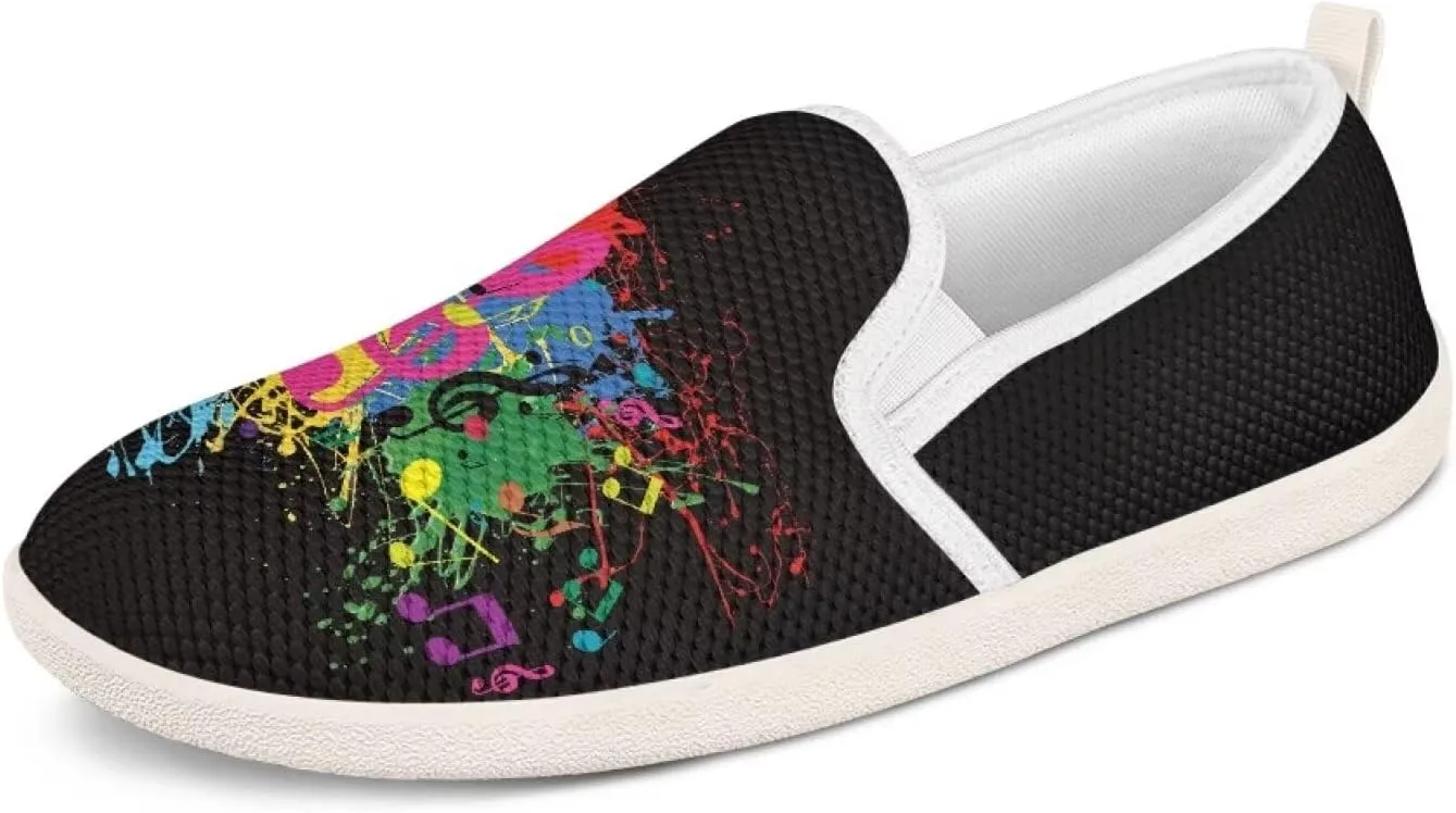 Women's Shoes Flats Casual Walking Shoes Women Slip On Sneakers Ladies Colorful Shoes