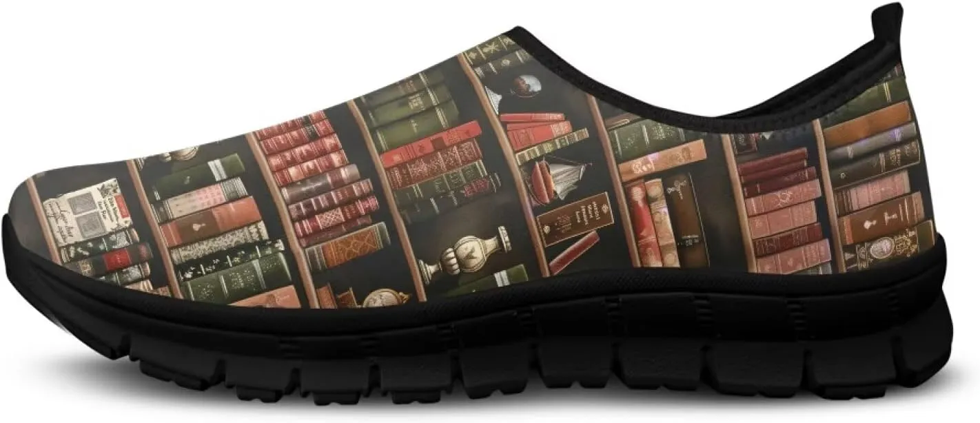 Women's Slip Ons Flat Lightweight Sneakers Walking Casual Loafers Comfortable Art Painted Travel Outdoor Shoes US Size 5.5-11.5