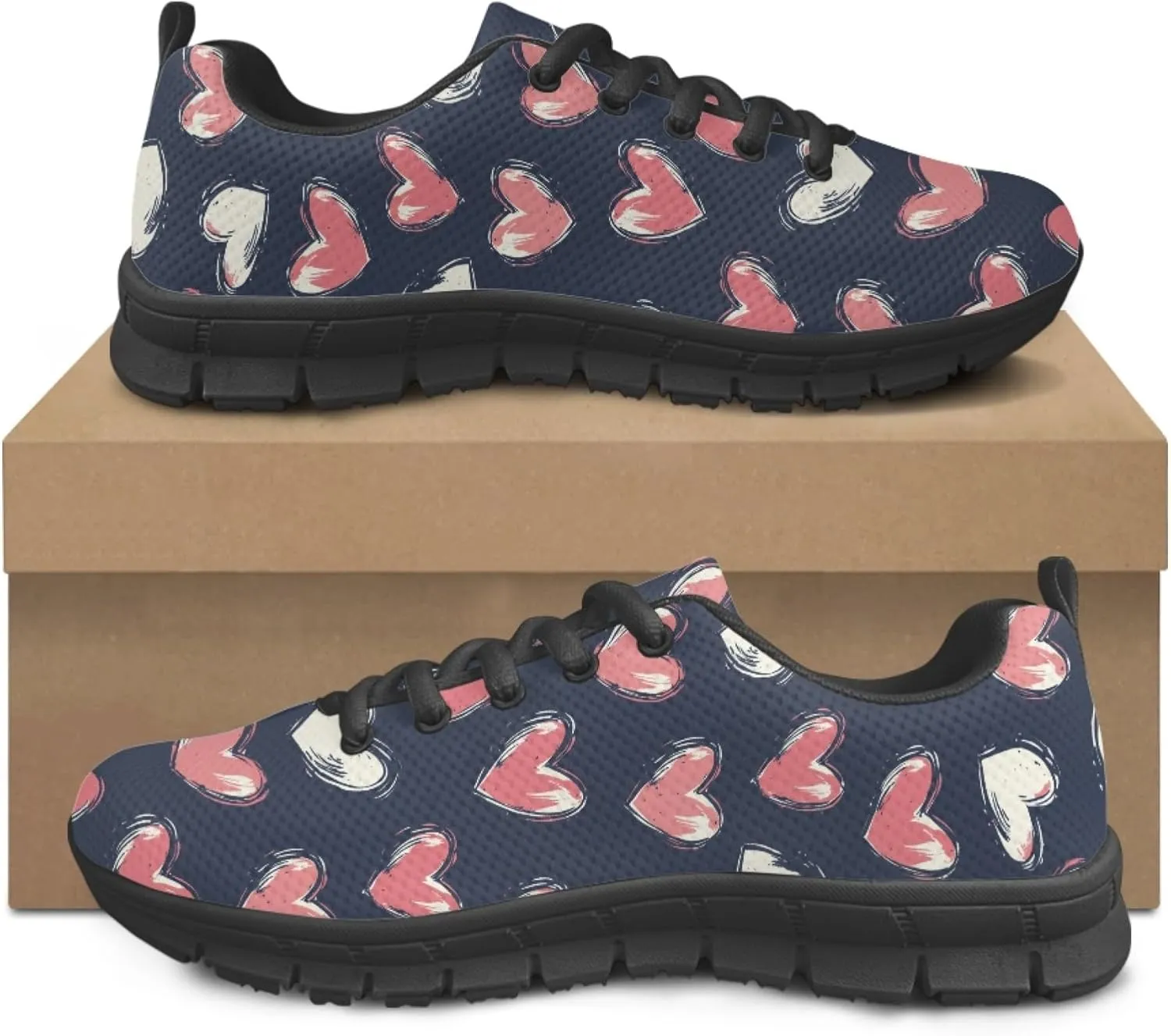 Women's Sports Trainer Running Sneakers Adults Causal Travel Shoes Outdoor Walking Low Heel Lace up Shoe Breathable Flexible for Lady