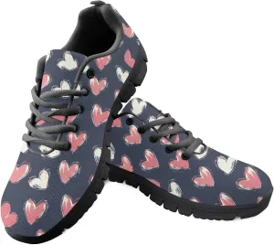 Women's Sports Trainer Running Sneakers Adults Causal Travel Shoes Outdoor Walking Low Heel Lace up Shoe Breathable Flexible for Lady