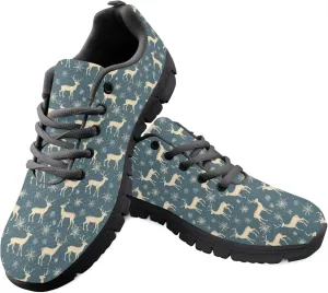 Women's Sports Trainer Running Sneakers Adults Causal Travel Shoes Outdoor Walking Low Heel Lace up Shoe Breathable Flexible for Lady