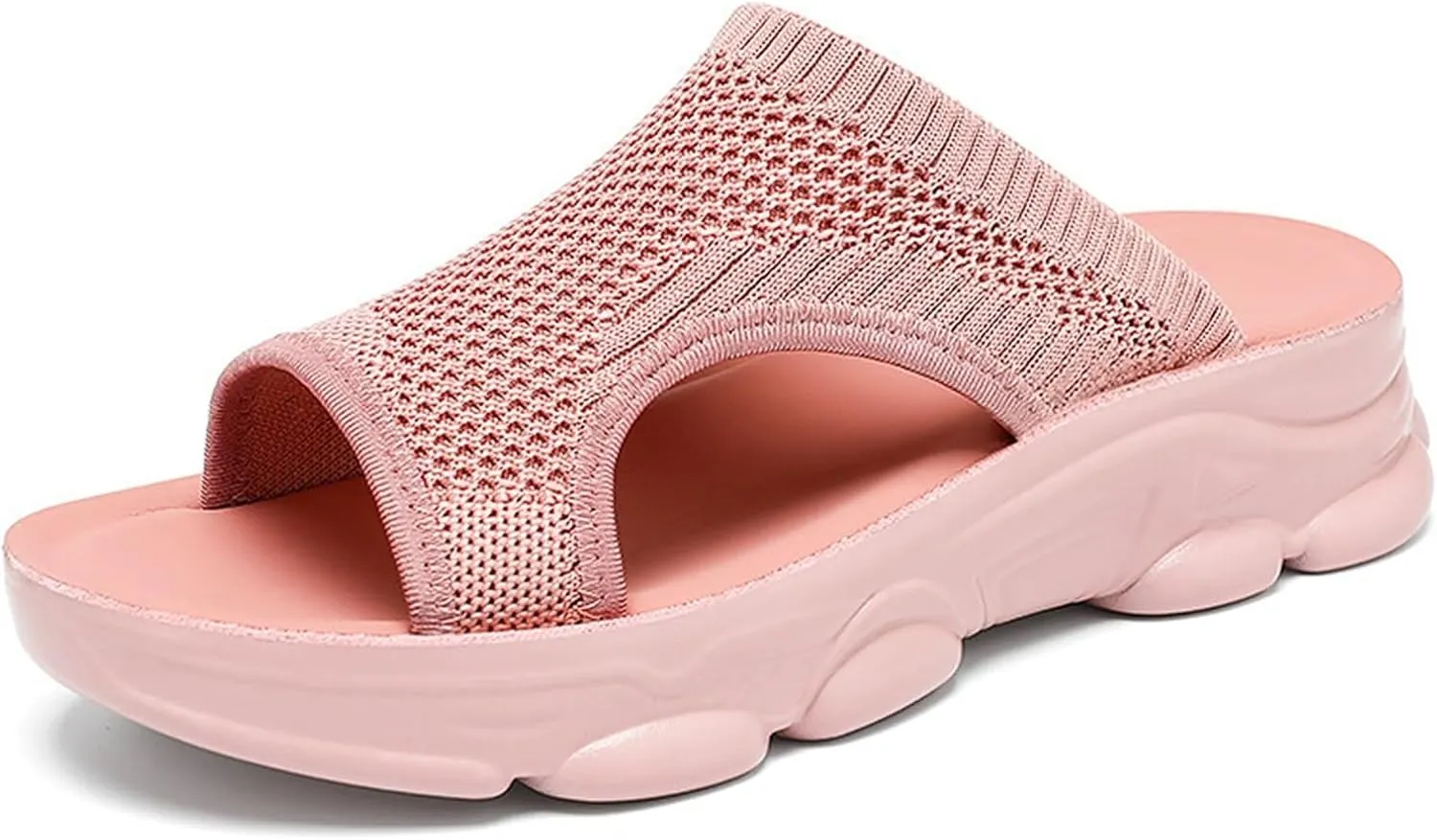 Women's Stylish Comfortable Slippers Perfect for Casual Outings and Relaxation with Breathable Design and Platform Wedge Heel