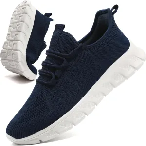 ZGPWZWL Running Shoes for Men Tennis Mens Sneakers Gym Athletic Comfortable Workout Breathable Walking Slip On Shoes for Men