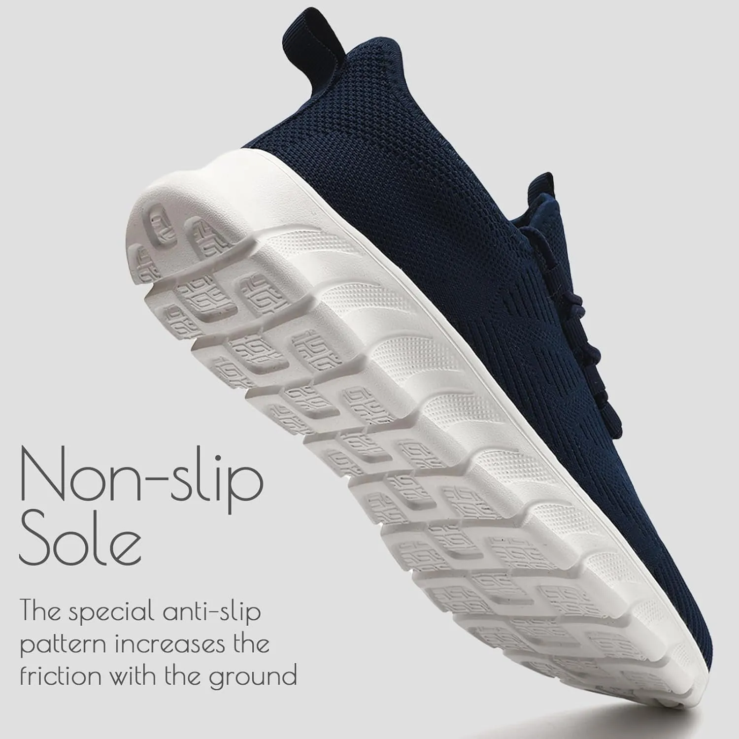 ZGPWZWL Running Shoes for Men Tennis Mens Sneakers Gym Athletic Comfortable Workout Breathable Walking Slip On Shoes for Men
